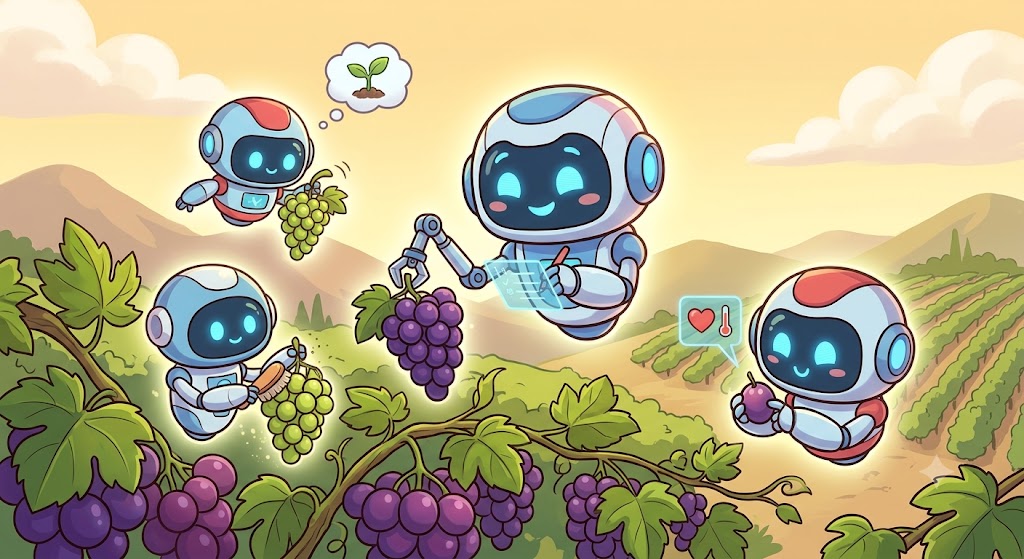 Wine Drones as created by Google Gemini